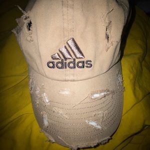 custom “distressed” adidas hat